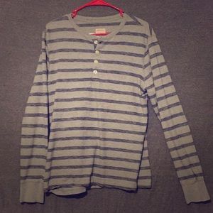Striped long sleeve tee